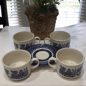 Churchill Made in England Breakfast Cup & Saucers
